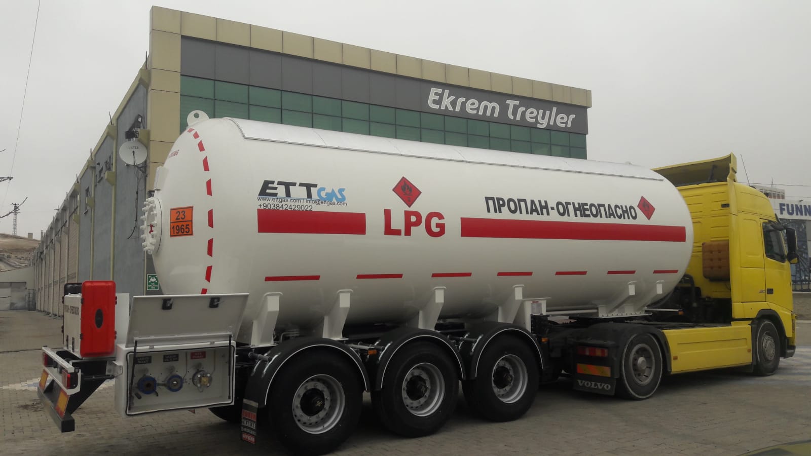 Another 36 m3 Lpg Trailer delivery to Kirghizistan&Kazakhistan