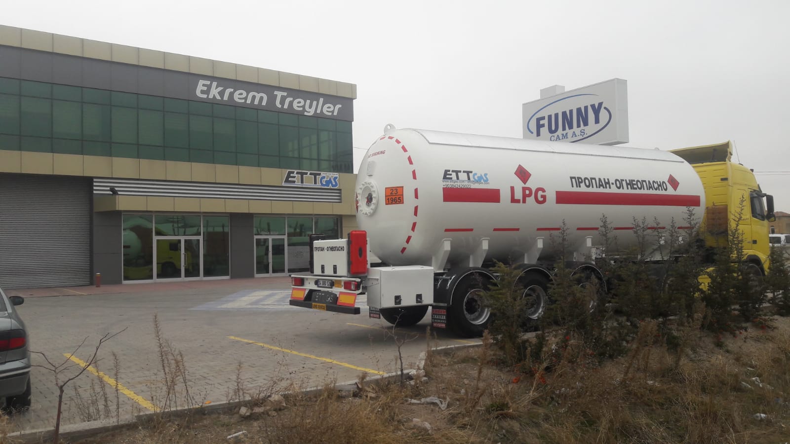 Another 36 m3 Lpg Trailer delivery to Kirghizistan&Kazakhistan