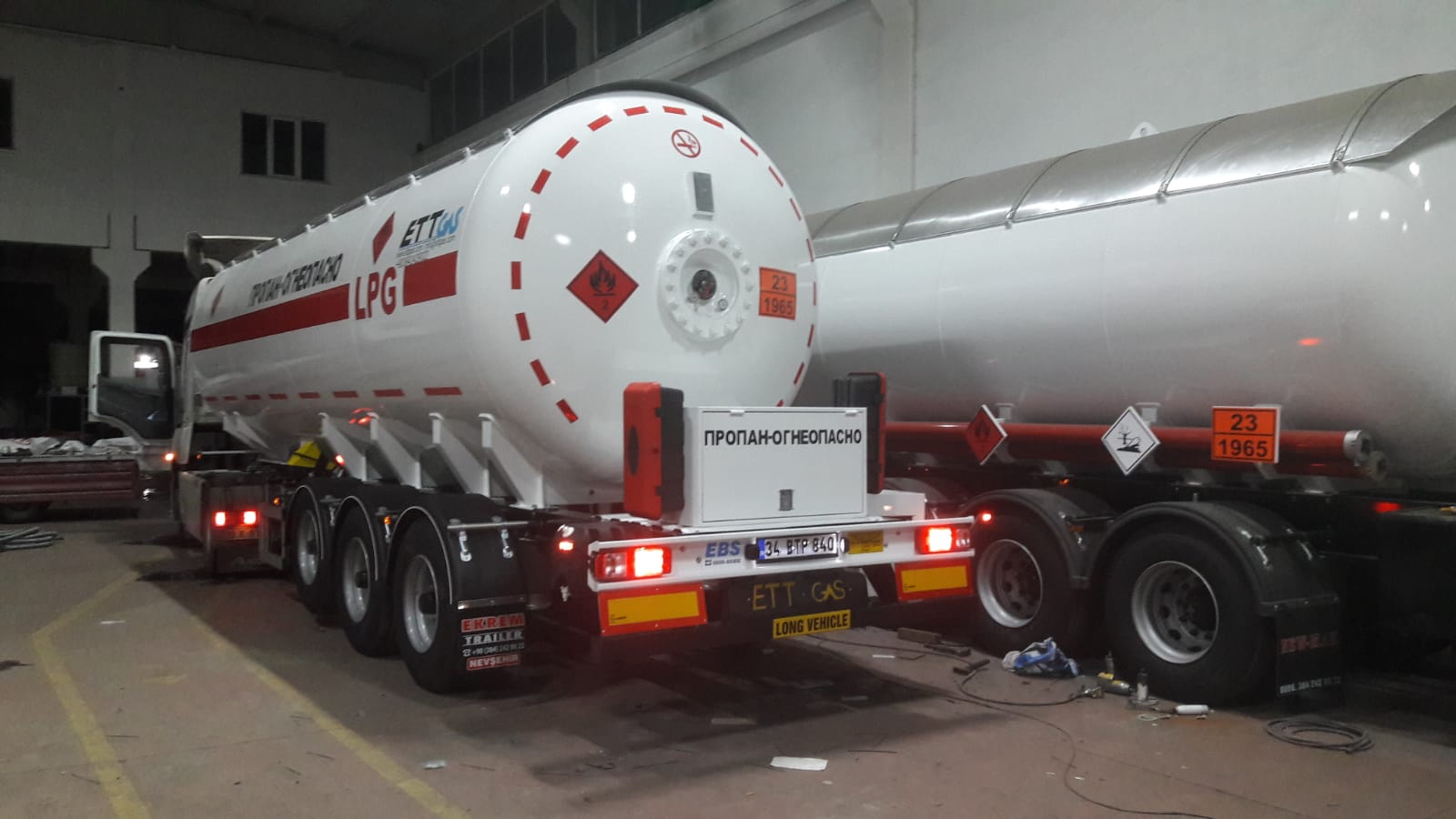 Another 40 m3 Lpg Trailer delivery to Kazakhistan
