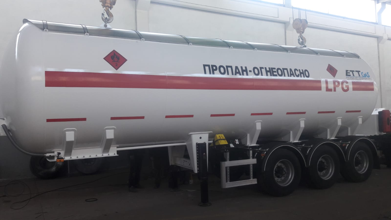 Another 40 m3 Lpg Trailer delivery to Kazakhistan