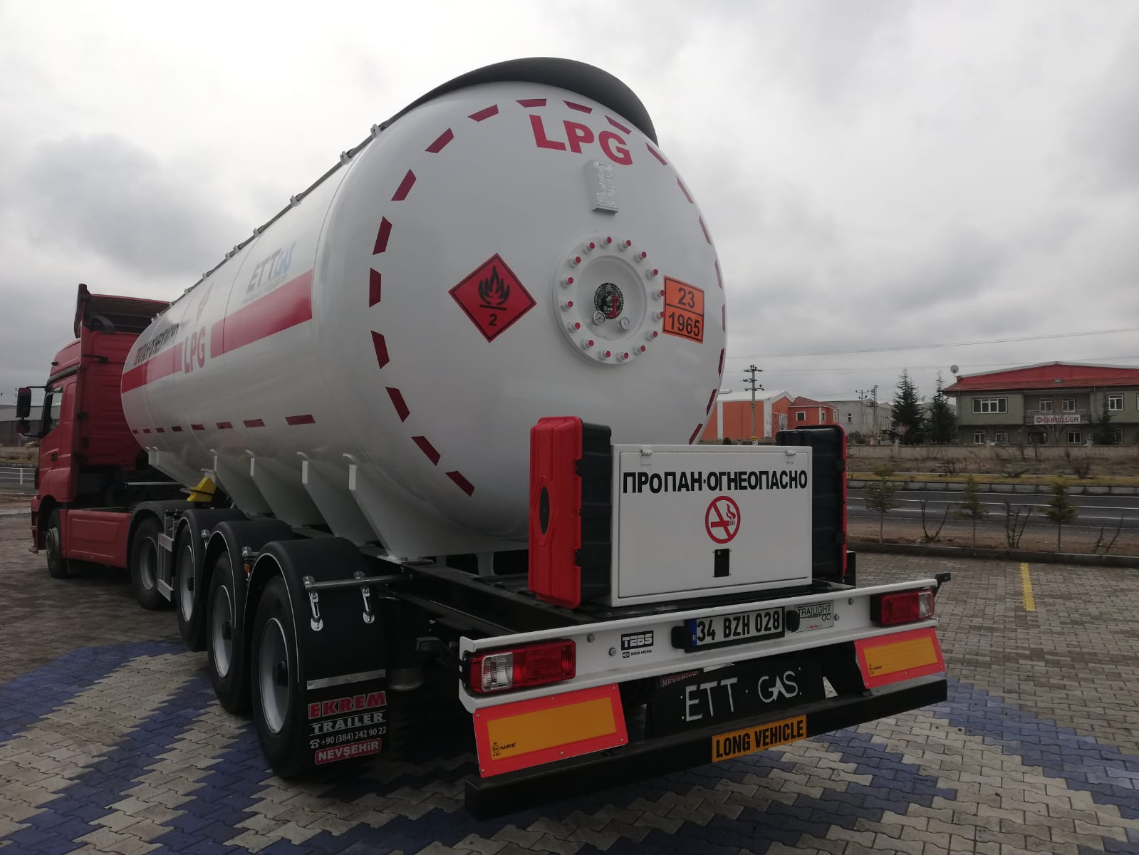 16.04.2019 Another 40 m3 Lpg Trailer delivery to Kazakhistan