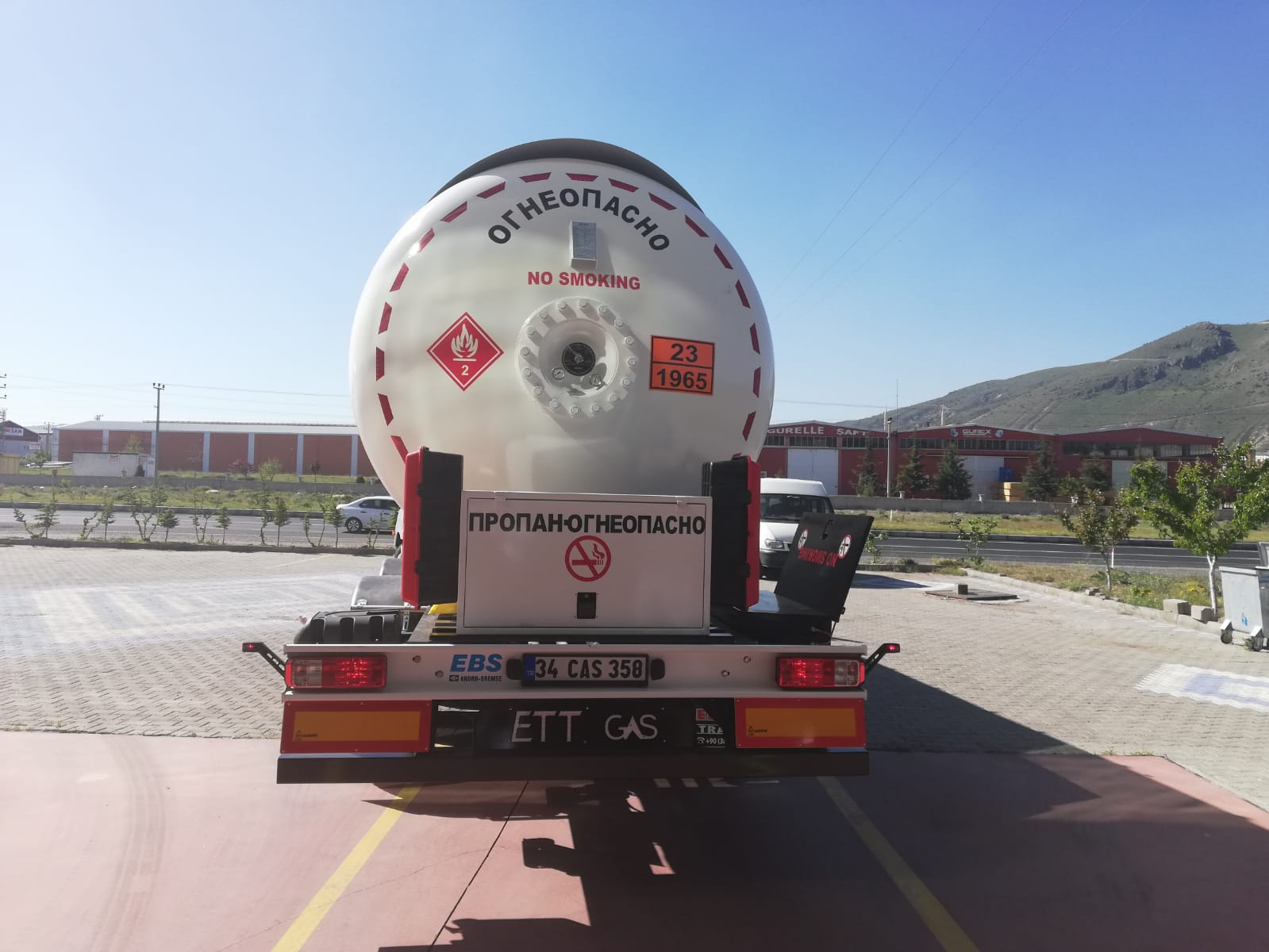 18.05.2019 Another 36 m3 Lpg Trailer delivery to Kazakhistan