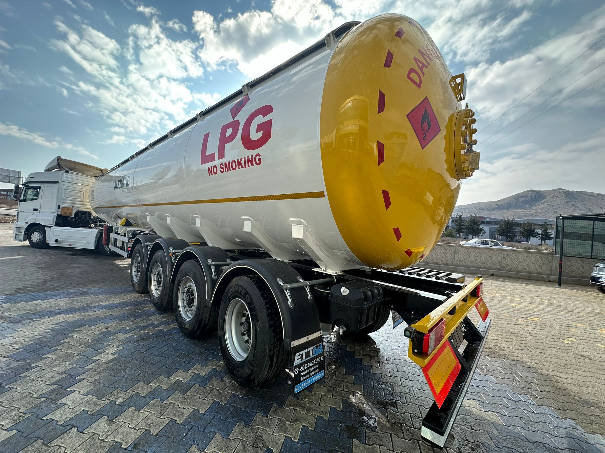 We delivered 70 m3 LPG Trailer with ADR Certificate (P25BN) 4 axles