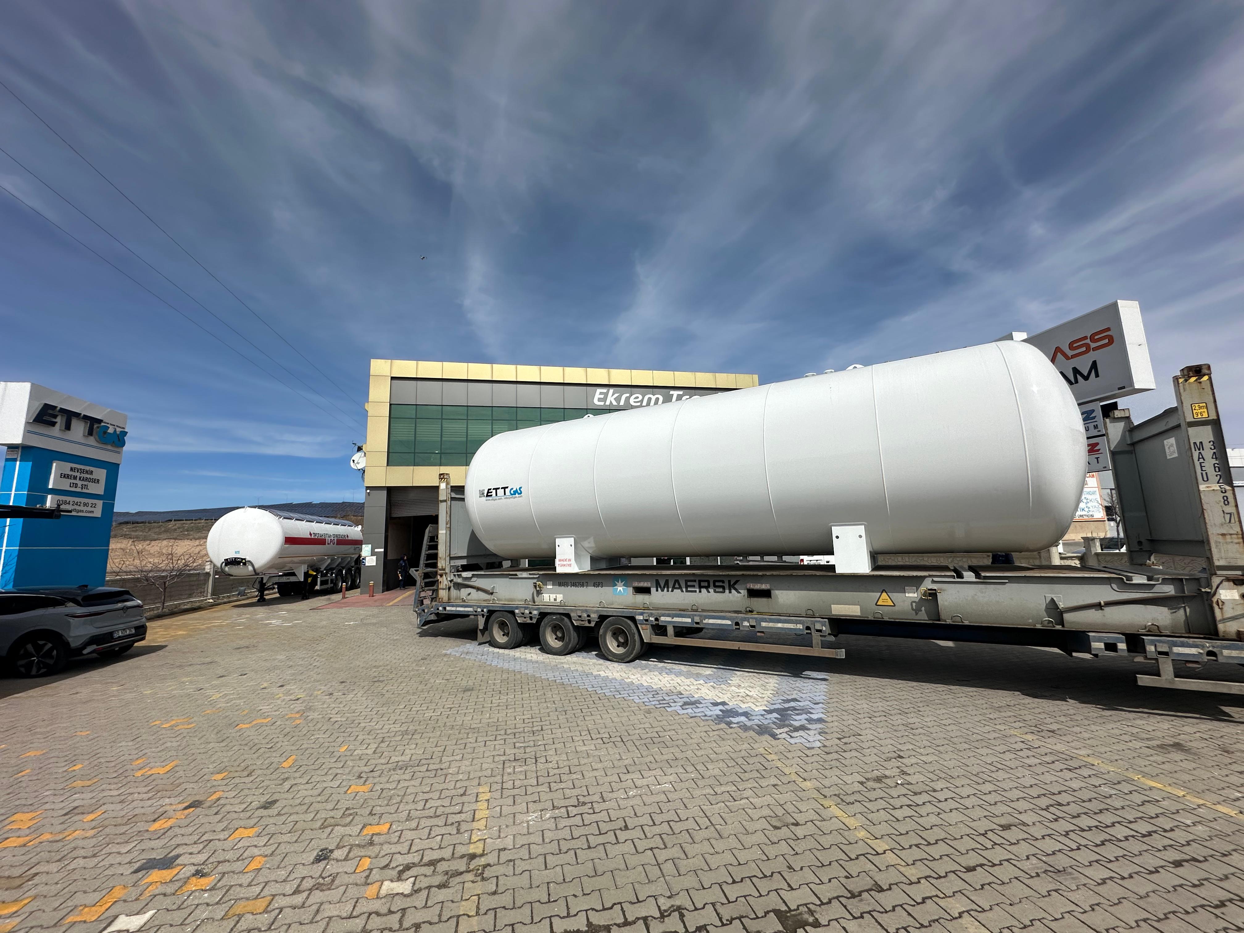 We delivered 70 M3 LPG Storage Tank