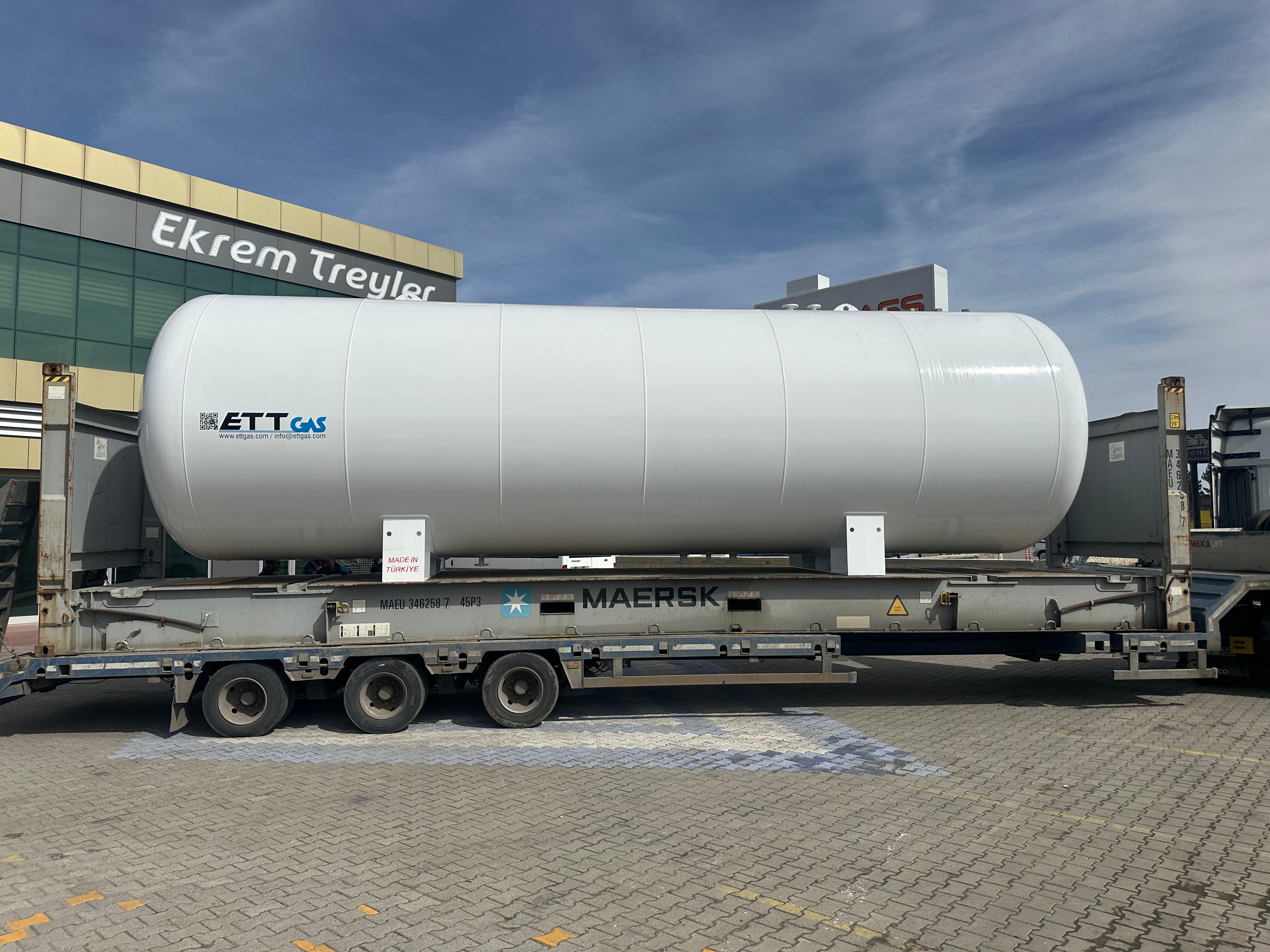 We delivered 70 M3 LPG Storage Tank