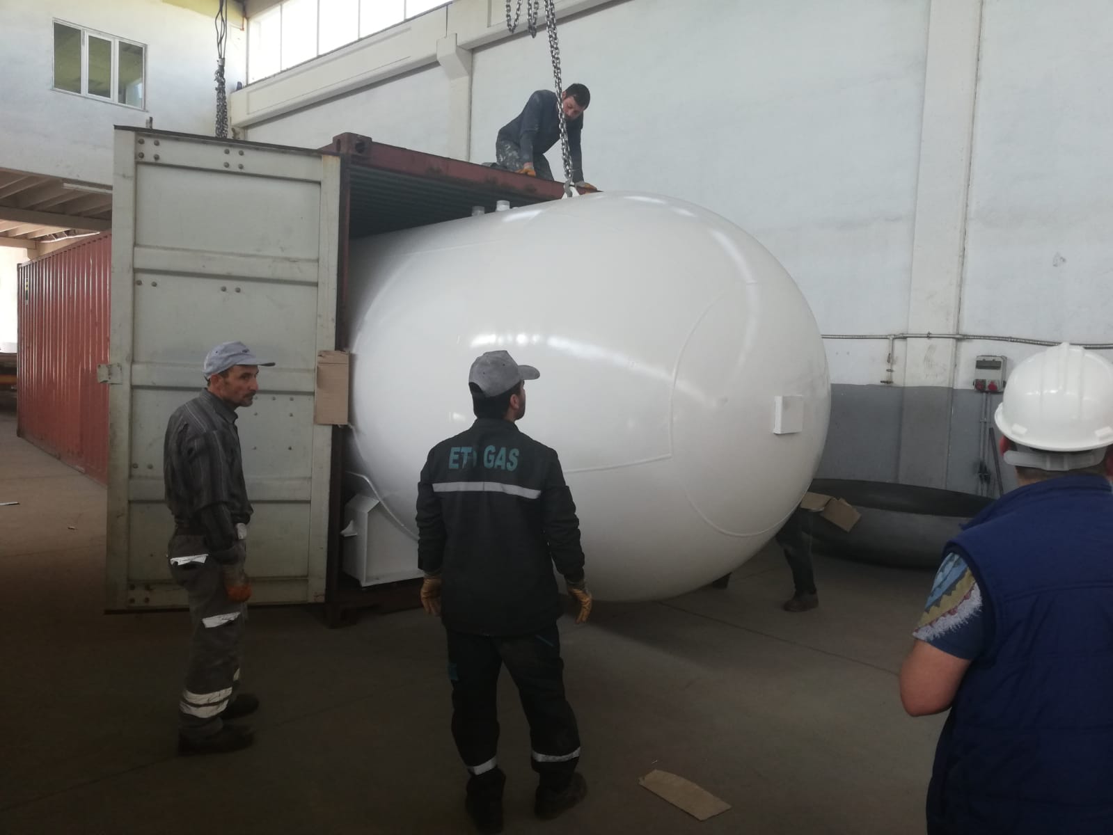 30 m3 Yer Üstü LPG Depolama Tankı Nijerya’ya Gönderildi 27.05.2019