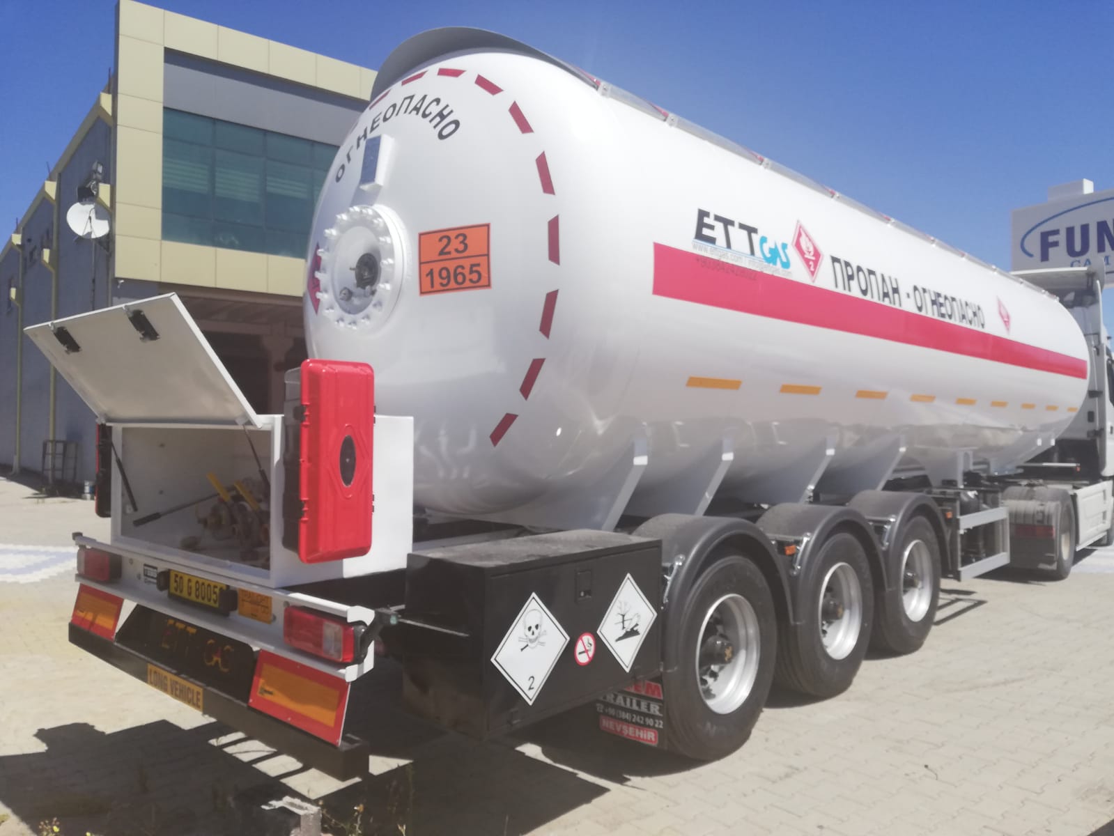 ETTGAS 45 m3 LPG Treyler Georgia’ya Gönderildi