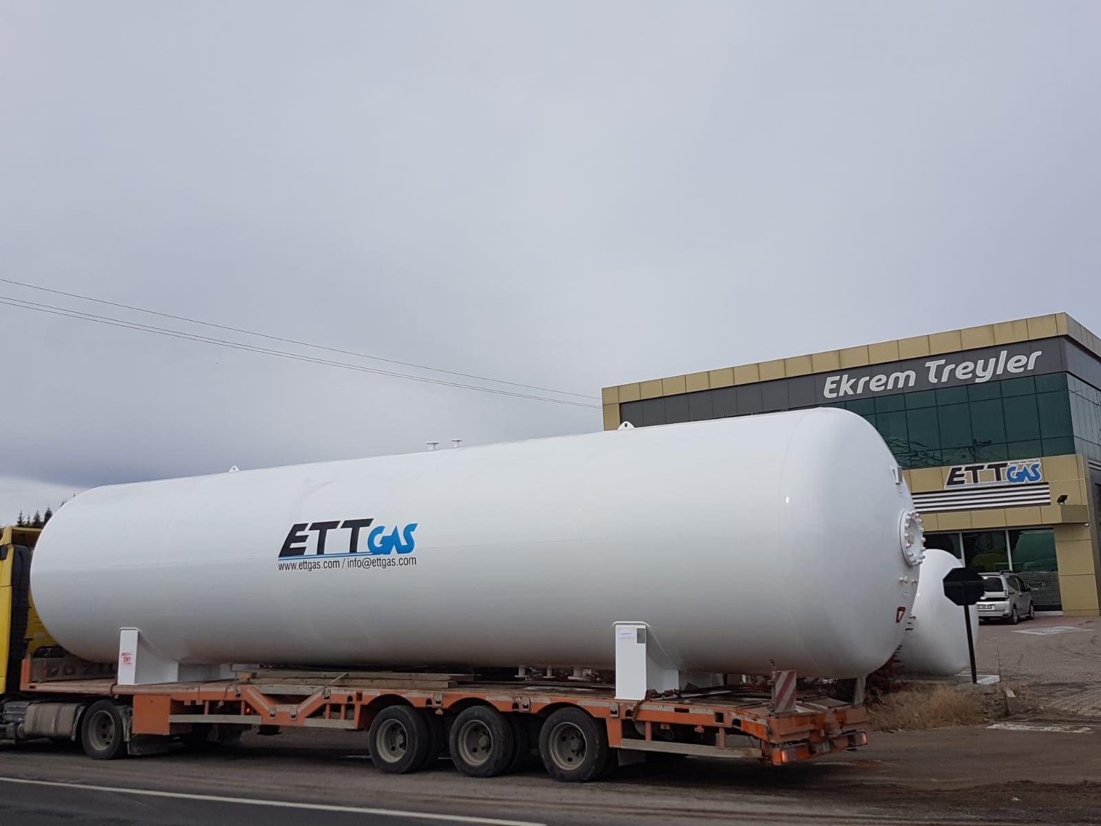 100 M3 LPG Depolama Tankı Gönderdik CODAP Tasarımı #lpg #depolamatanki #ettgas