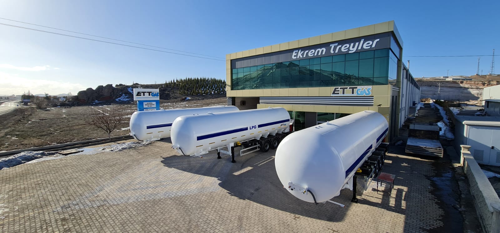 60 M3 LPG Treyler Gönderdik #lpg #treyler #semitreyler #ettgas #lpgtreyler