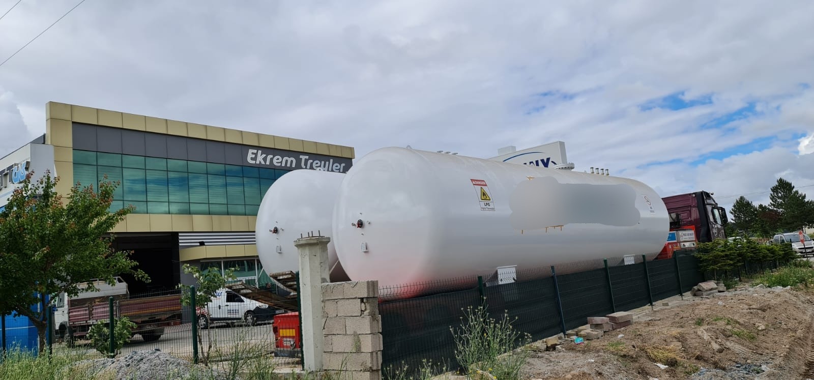 115 M3 LPG Depolama Tankı ve Standart Aksesuarları Gönderdik #lpg #depolama #tank #ettgas #lpgdepolama