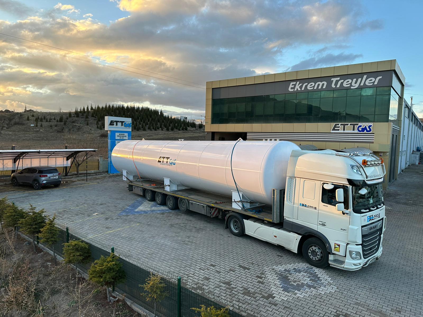 CE İşaretli 100 m3 LPG Depolama Tankını Avrupa Ülkesine Teslim Ettik