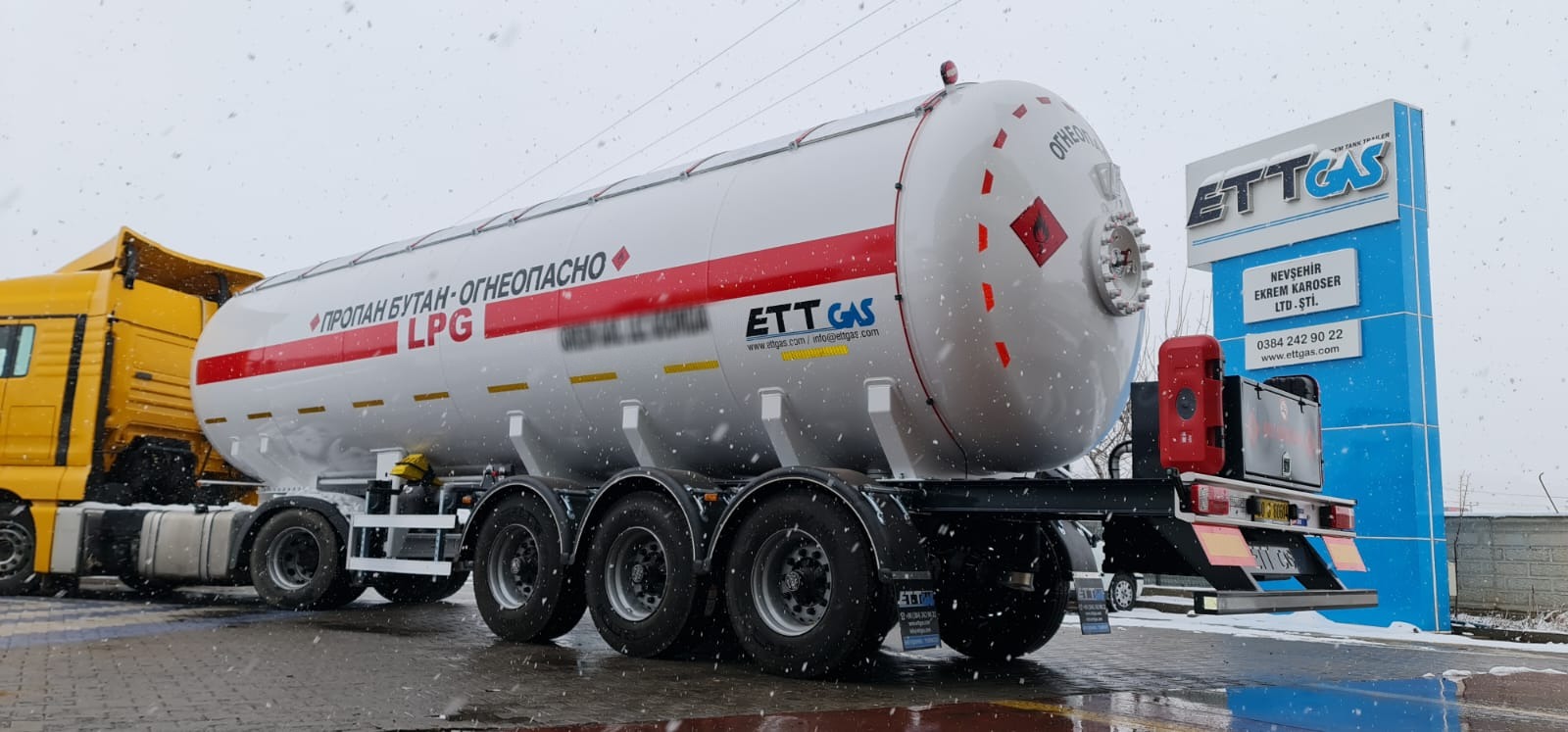 45 m3 LPG Treylerini Teslim Ettik #lpg #treyler #lpgtreyler #lpgsemitreyler #wabcoebs #ettgas #lpgautogas #lpgdepolamatankı