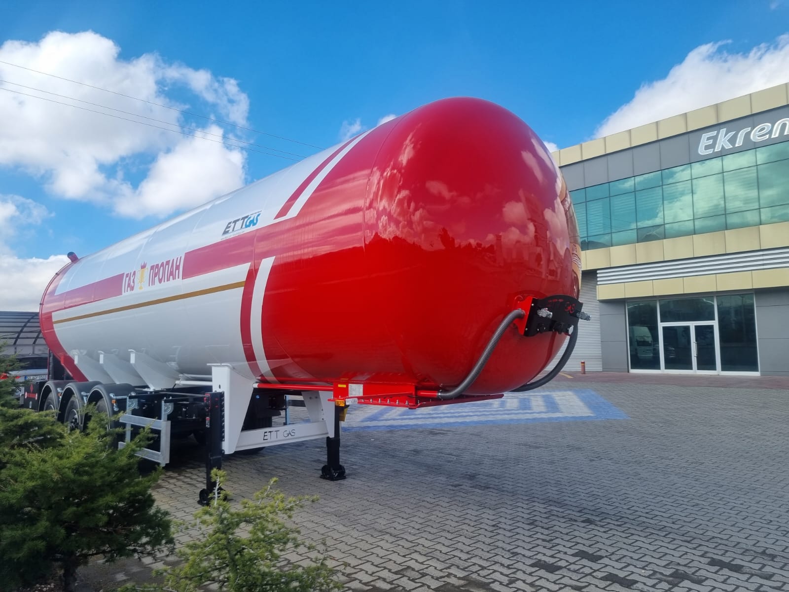 LPG Treyleri Ettgas Yeni Boya Tasarımı